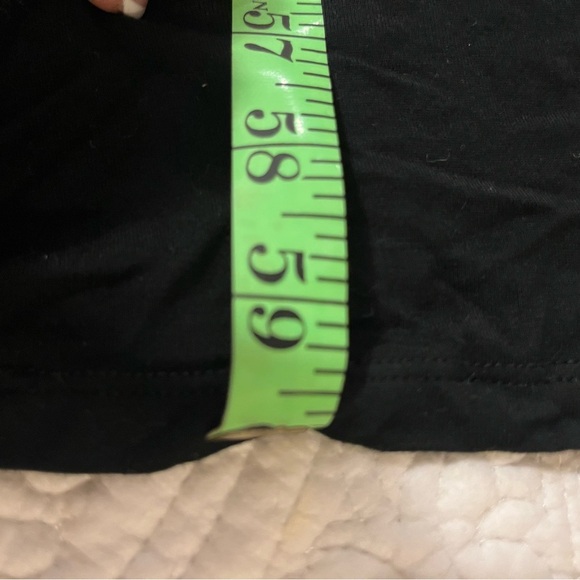 Felicity & Coco Black Jersey Knit Vienna Blouson Maxi,side slits, open back, L - Picture 10 of 11